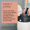 TOMMEE TIPPEE ricariche porta pannolini Twist & Click con GREENFILM antibatterico a lunga durata, confezione da 12