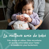 TOMME TIPPEE, lussuoso peluche con luce notturna con CrySensor, 6 suoni rilassanti, USB, lavabile in lavatrice, Ollie il gufo