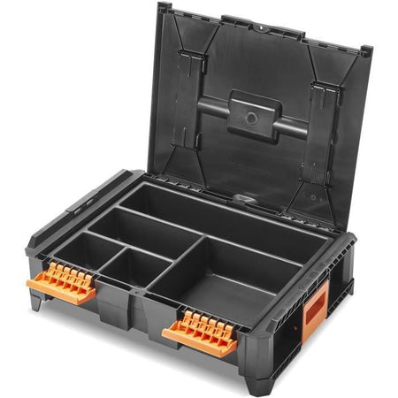 Inserto compartimentato - TOOD - 5 scomparti fissi - Per scatola professionale - Inseribile - 40x30x7 cm