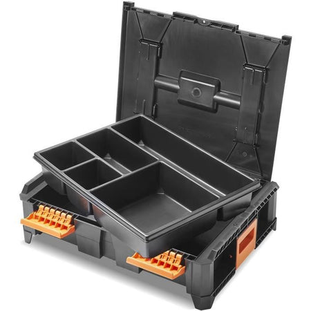 Inserto compartimentato - TOOD - 5 scomparti fissi - Per scatola professionale - Inseribile - 40x30x7 cm