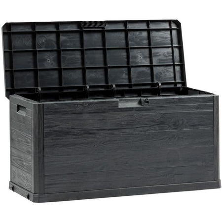 5five - baule grigio legnoso da 280 litri