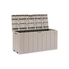 Cassapanca da giardino BRAVO - Resina - Toomax - Tortora - Capacità 270L - 117,5 x 45 x 56 cm