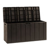 Cassapanca da giardino BRAVO - Resina - Toomax - Marrone - Capacità 270L - 117,5 x 45 x 56 cm