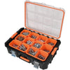 Valigetta organizer - TOOD - 12 scomparti rimovibili - Coperchio trasparente - 53x37x13 cm