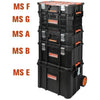 Cesto modulare - TOOD - Con manici - Facile trasporto - 53x34x25 cm