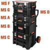 Cesto modulare - TOOD - Con manici - Facile trasporto - 53x34x25 cm