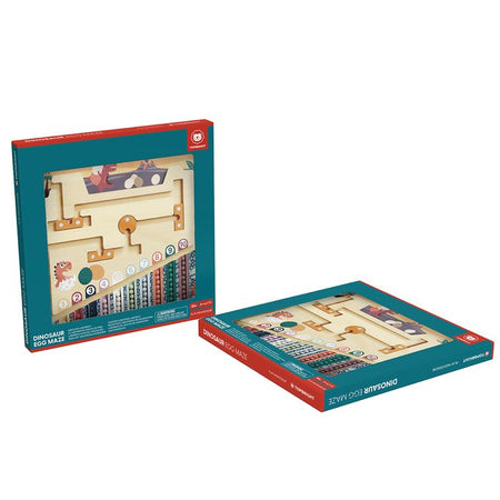 Labirinto di uova di dinosauro - TOP LUMINOSO - Penna magnetica - Ordinamento - Colori - Numeri