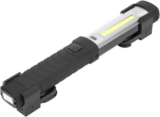 TORCIA MULTIFUNZIONE BOX CAMPEGGIO SPORT LAMPADA LED COB RICARICABILE XPE PORTATILE CALAMITATA OFFICINA LAVORO IMPERMEABILE ALTA POTENZA