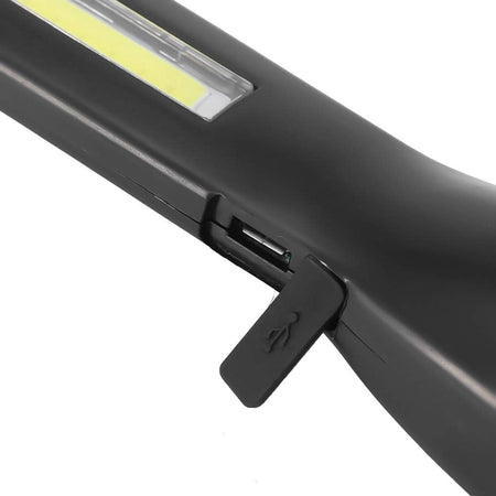 Torcia Led Officina Ricaricabile Professionale Lampada Pieghevole Dimmerabile Magnetica Portatile