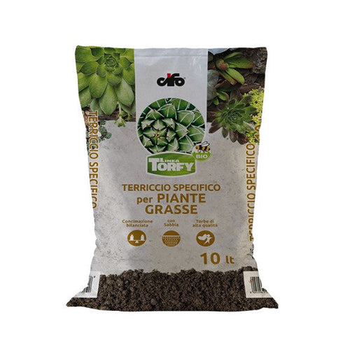Torfy Terriccio Specifico Per Piante Grasse Lt.10