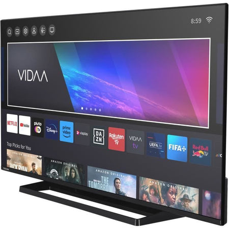 TOSHIBA 43QV3363DG - TV QLED da 43'' (108 cm) - 4K UHD 3840x2160 - HDR - Smart TV - 3xHDMI - WiFi