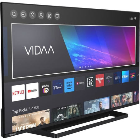 TOSHIBA 43QV3363DG - TV QLED da 43'' (108 cm) - 4K UHD 3840x2160 - HDR - Smart TV - 3xHDMI - WiFi