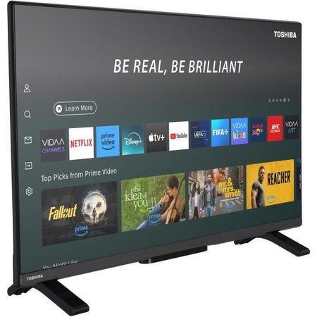 TOSHIBA 32QV2F63DG - TV QLED 32'' (80 cm) - FHD 1920x1080 - DTS Virtual:X - Smart TV - 2xHDMI