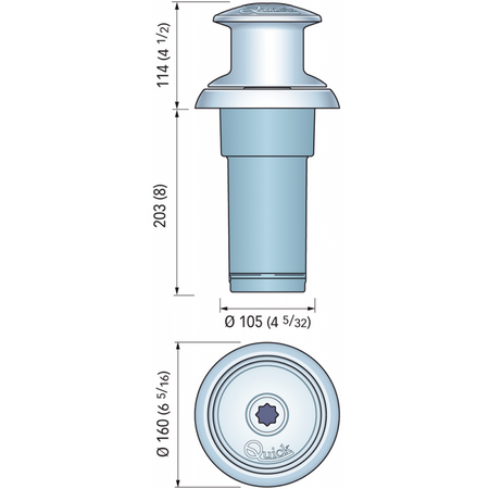 Totem 800W 24V Campana Ø Mm.130