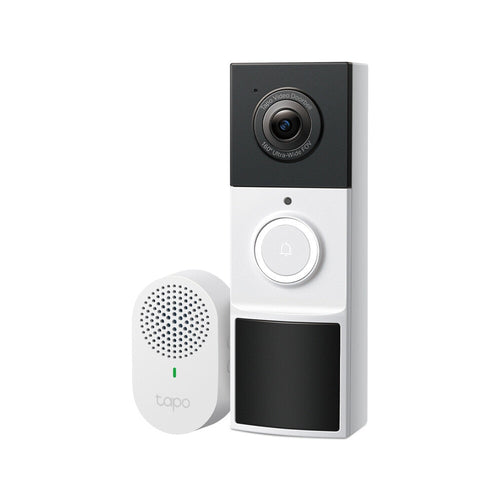 TP-LINK Video campanello a batteria- 1TapoD210+1TapoD100C- 2K 3MP 160Diagonal live16:9 Color Night Vision
