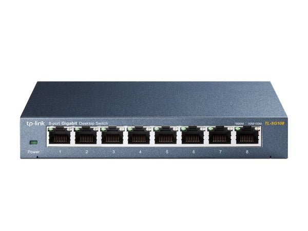 TP-Link Switcher Desktop 8-port 10/100M/1000M TL-SG108