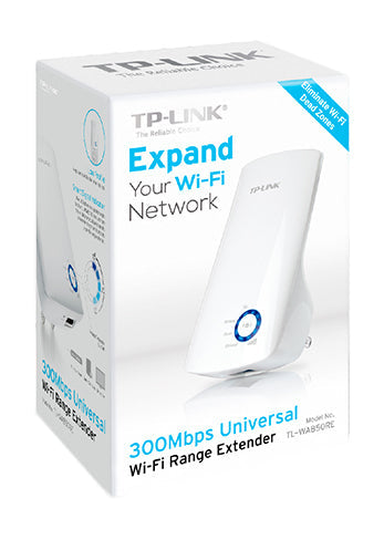 TP-Link Wireless Universal N Range Extender 300Mbps TL-WA850RE