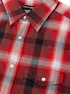 Tom Ford Camicia a Quadri in Misto Cotone - Rosso e Bianco da uomo