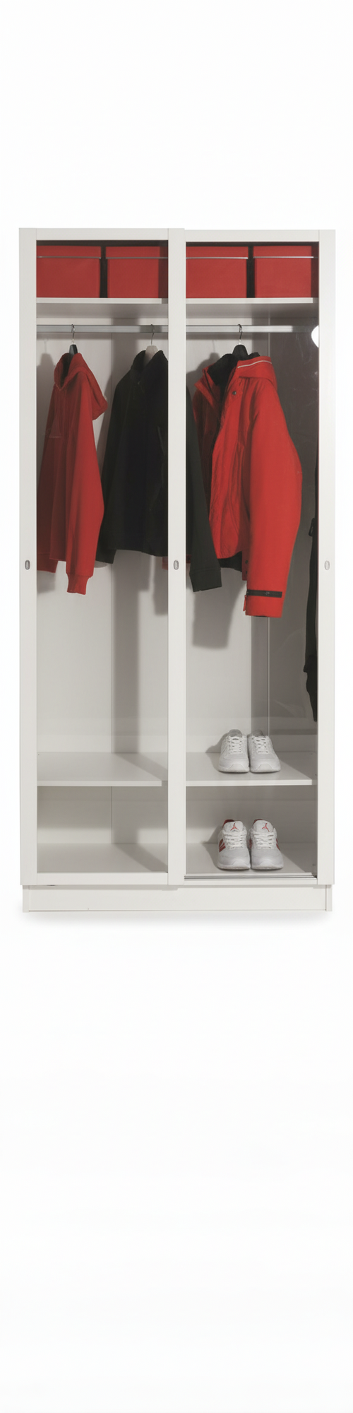 Tramezza sporco/pulito a 4 posti per armadio spogliatoio FA