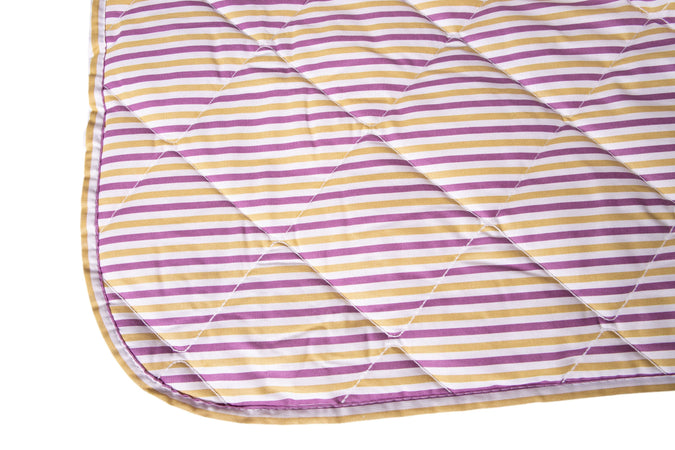 Trapuntino leggero letto copriletto in puro cotone Made In Italy GATTI ARANCIONE