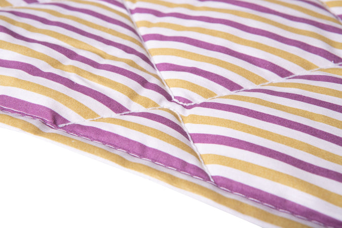 Trapuntino leggero letto copriletto in puro cotone Made In Italy GATTI ARANCIONE