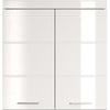 Mobile da bagno alto AMANDA - 2 ante - L73 x P23 x H77 cm - Bianco - TRENDTEAM