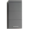 Mobile da bagno alto AMANDA - 1 anta - Grigio - TRENDTEAM