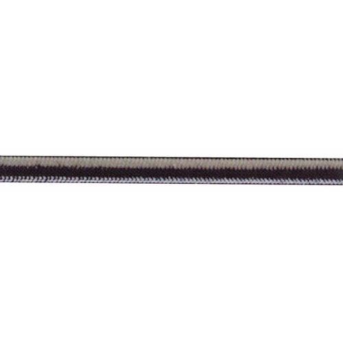 Treccia Elastica Nera Ø Mm.6 Mt100
