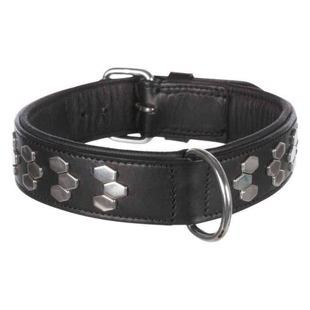 Collare attivo TRIXIE - Design stilizzato - Pelle - Taglia L - 4555 cm - Nero