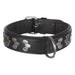Collare attivo TRIXIE - Design stilizzato - Pelle - Taglia L - 4555 cm - Nero