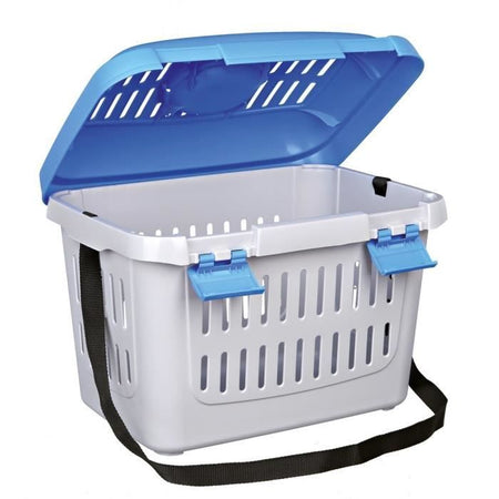 TRIXIE Scatola da trasporto - Midi-Capri 44  33  32 cm - Apertura frontale - Fessure di ventilazione - Maniglia - Peso massimo 11 Kg