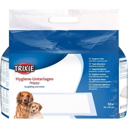 Tappetino educativo per pannolini TRIXIE - 60  60 cm - 50 Pz