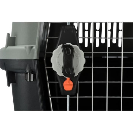 TRIXIE Giona 5 trasportino - Riciclato - M: 60  61  81 cm - Antracite e grigio-verde