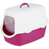 TRIXIE Cassetta igienica Vico - Coperchio - 40  40  56 cm - Bacca e bianco