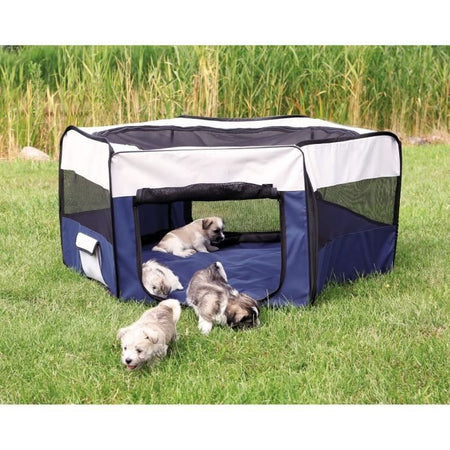 TRIXIE Recinto per conigli/cuccioli  130  55 cm blu/grigio