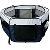 Recinto con rete/base - TRIXIE -  150  65 cm - Turchese / Grigio chiaro