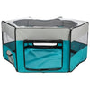 Recinto con rete/base - TRIXIE -  150  65 cm - Turchese / Grigio chiaro