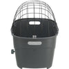 TRIXIE Portapacchi in plastica e metallo - 36 x 47 x 46 cm - Grigio - Per cane