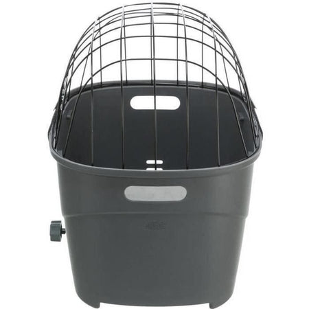 TRIXIE Portapacchi in plastica e metallo - 36 x 47 x 46 cm - Grigio - Per cane