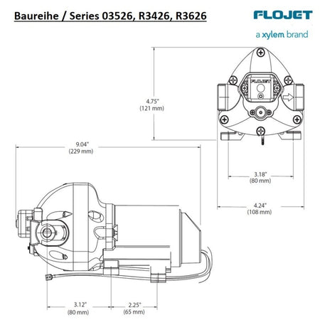 Triplex 2,9 24V 40Psi