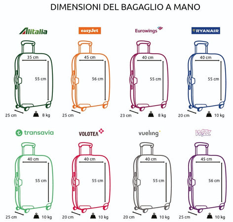 Armadio porta bagagli, valigie e trolley con base in polipropilene a 4 vani colorati cm. 100x50x190h