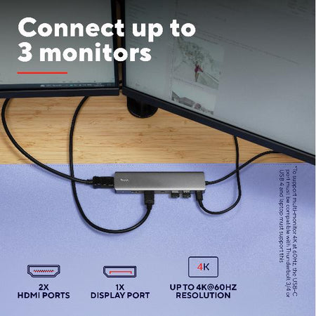 TRUST ADATTATORE MULTIPORTA DALYX 7-IN-1