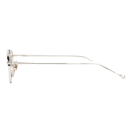 PETER AND MAY TT9 Mini Machine Sunglasses in Brushed Silver Light Brown da uomo