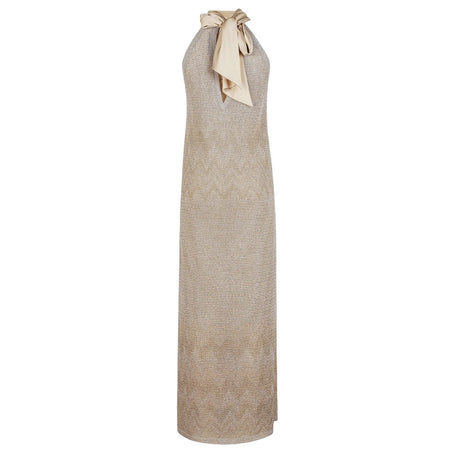 Dexterior vestiti casual donna d.exterior - degrade' lux abito fiocco - avorio da donna