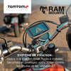 TomTom GPS per moto RIDER 550 Premium Pack - 4,3 pollici, mappa del mondo, TomTom Traffic, avvisi sulle zone di pericolo, chiamate in vivavoce