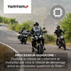TomTom GPS per moto RIDER 550 Premium Pack - 4,3 pollici, mappa del mondo, TomTom Traffic, avvisi sulle zone di pericolo, chiamate in vivavoce