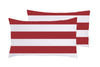 Set copripiumino federe parure copripiumino stampa digitale 100% cotone Made in Italy RIGA MAXI BORDEAUX