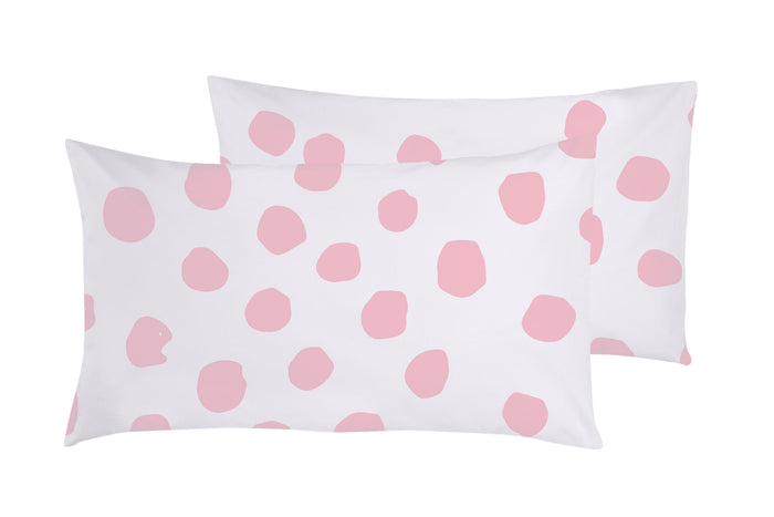 2 Federe Per Cuscino 50x80 Cm – Colore Fuxia, Con Bottoni A Clips, Produzione Italiana - 5