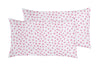 Set Copripiumino federe parure Copripiumino Stampa Digitale 100% Cotone, Made in Italy DOT MINI ROSA