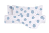 Set copripiumino federe parure copripiumino stampa digitale 100% cotone Made in Italy DOT MAXI CELESTE
